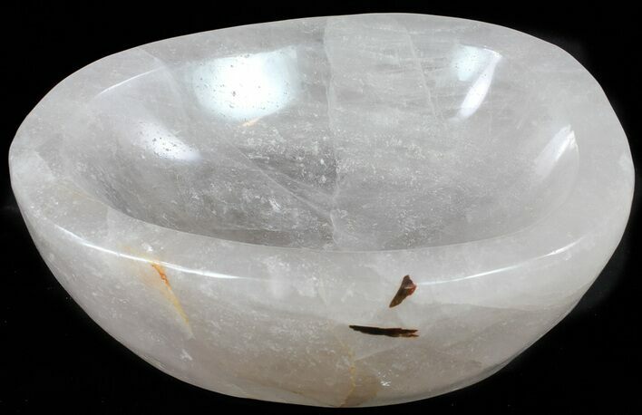 Polished Quartz Bowl - Madagascar #59685